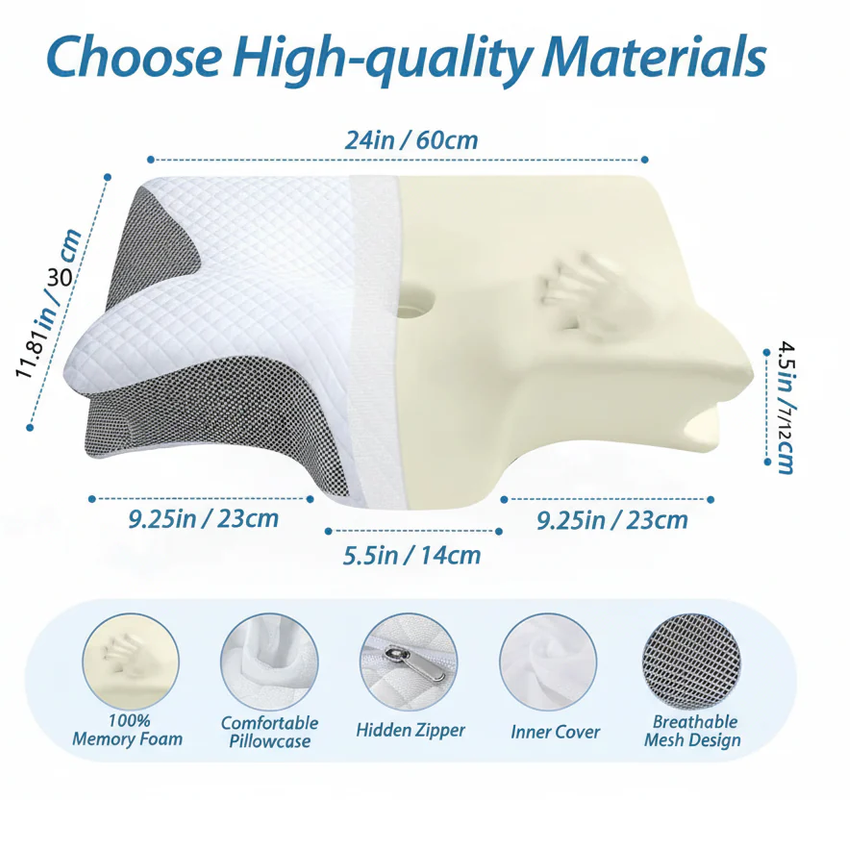 Plush Theory - Memory Foam Contour Pillow